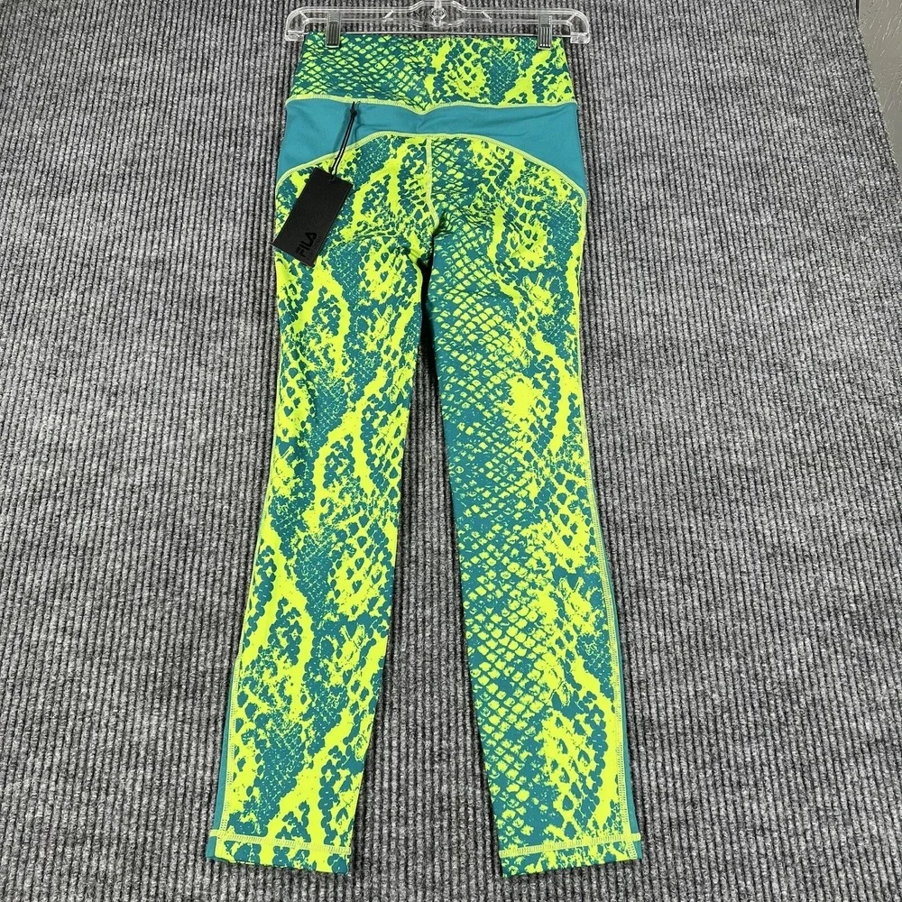 FILA Forza 7/8 Leggings‎ Womens XS Extra Small New With Tags Athletic Stretch
